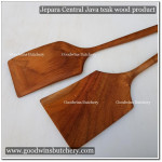 Jepara teakwood WOODEN SPATULA FLAT sodet sutil kayu jati 32x8cm